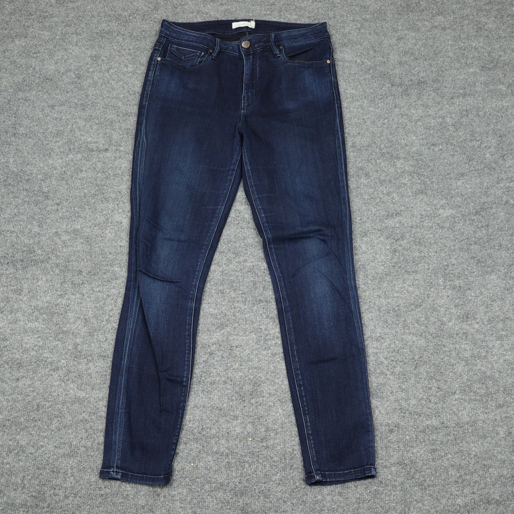 Unpublished Jeans Womens 29 Blue High Rise Skinny Stretch Indigo Casual Denim